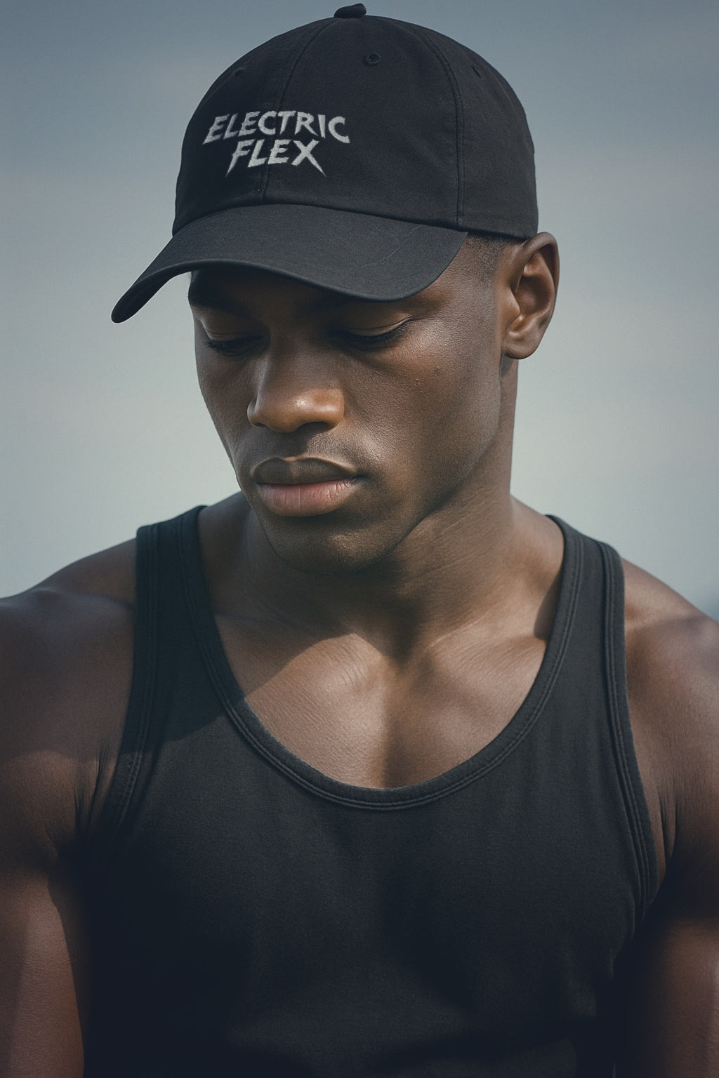 White Logo Embroidered Classic Hat