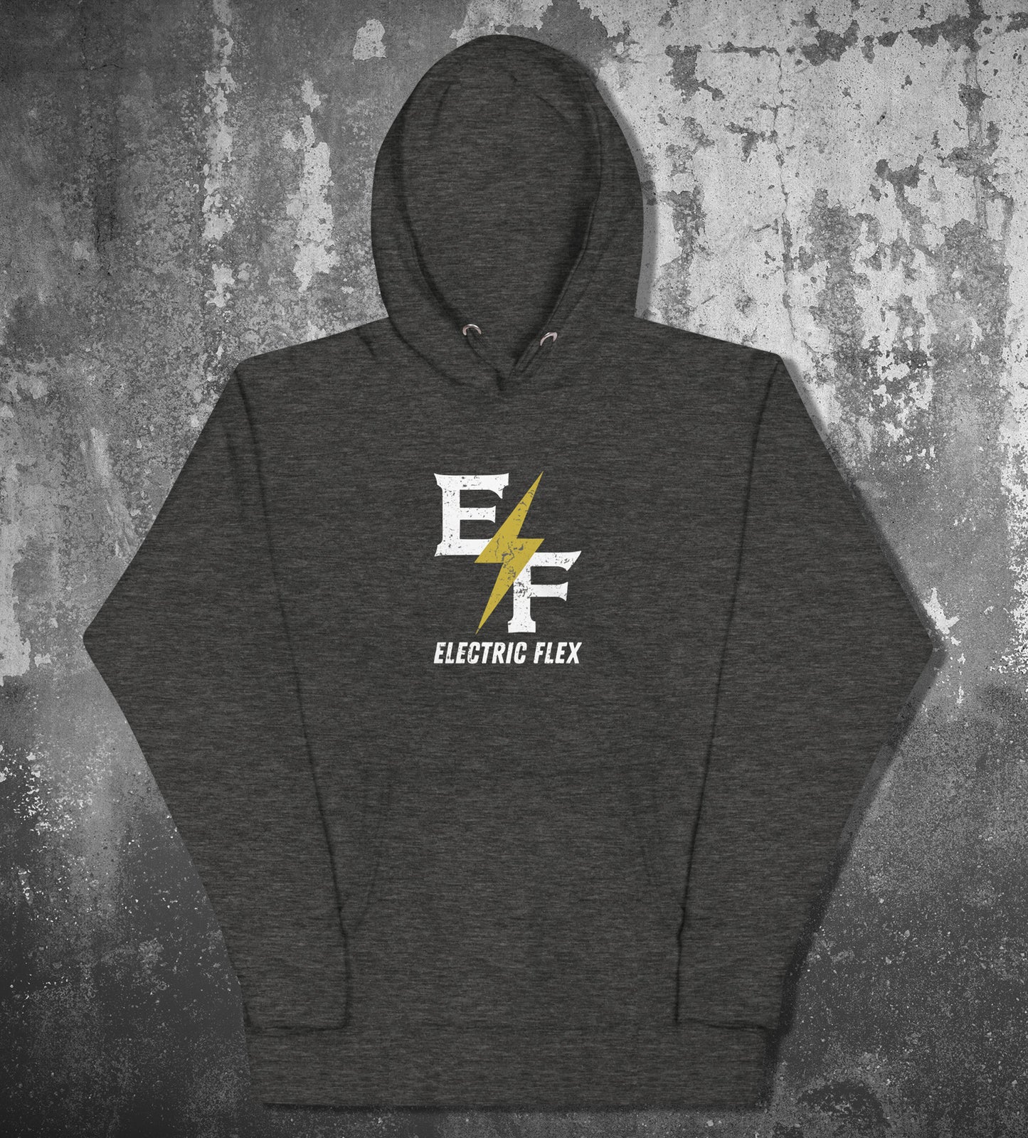 EF Lightning Grunge Logo Men's Heavyweight Hoodie