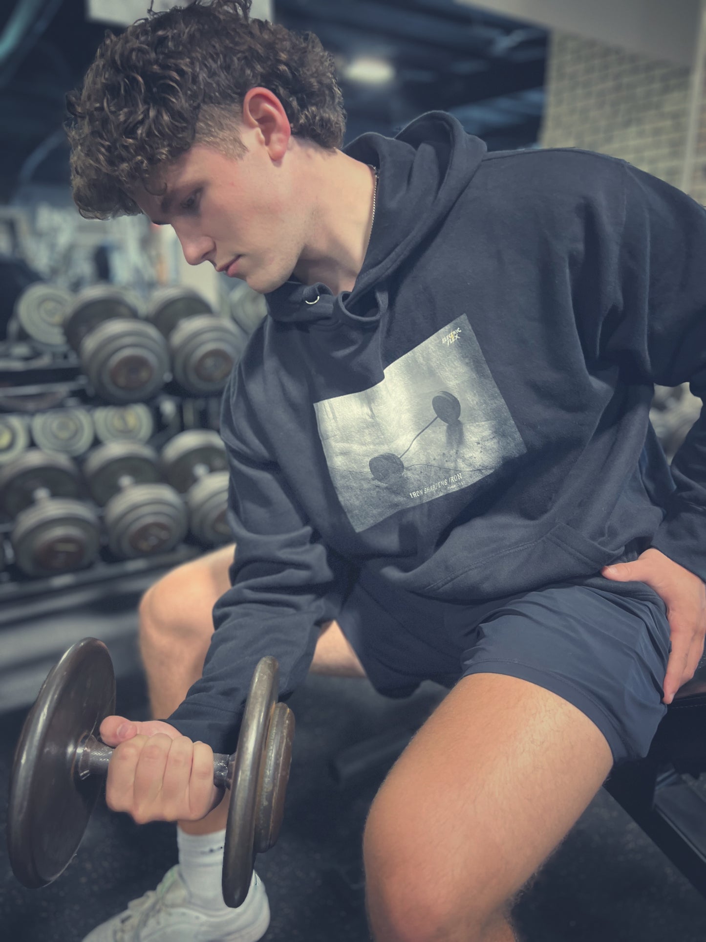 "Iron Sharpens Iron" Men's Heavyweight Hoodie