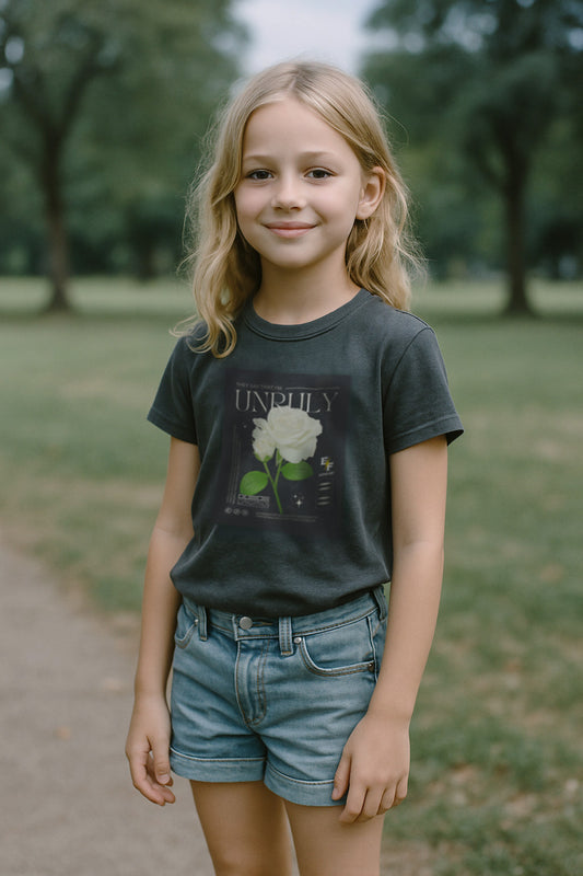 "UNRULY" Girls' 100% Cotton Tee