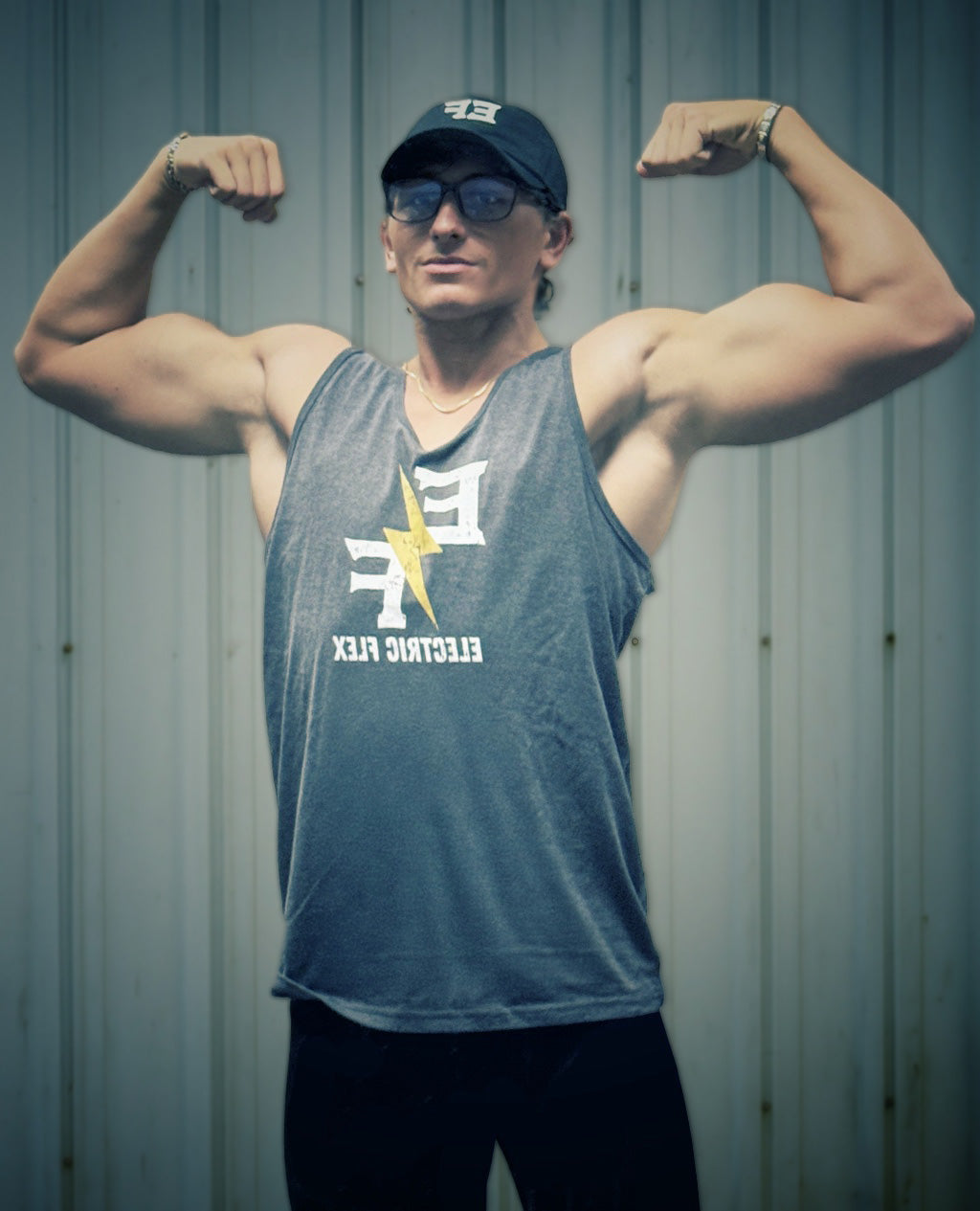 Grunge EF Logo Men’s Premium Tank