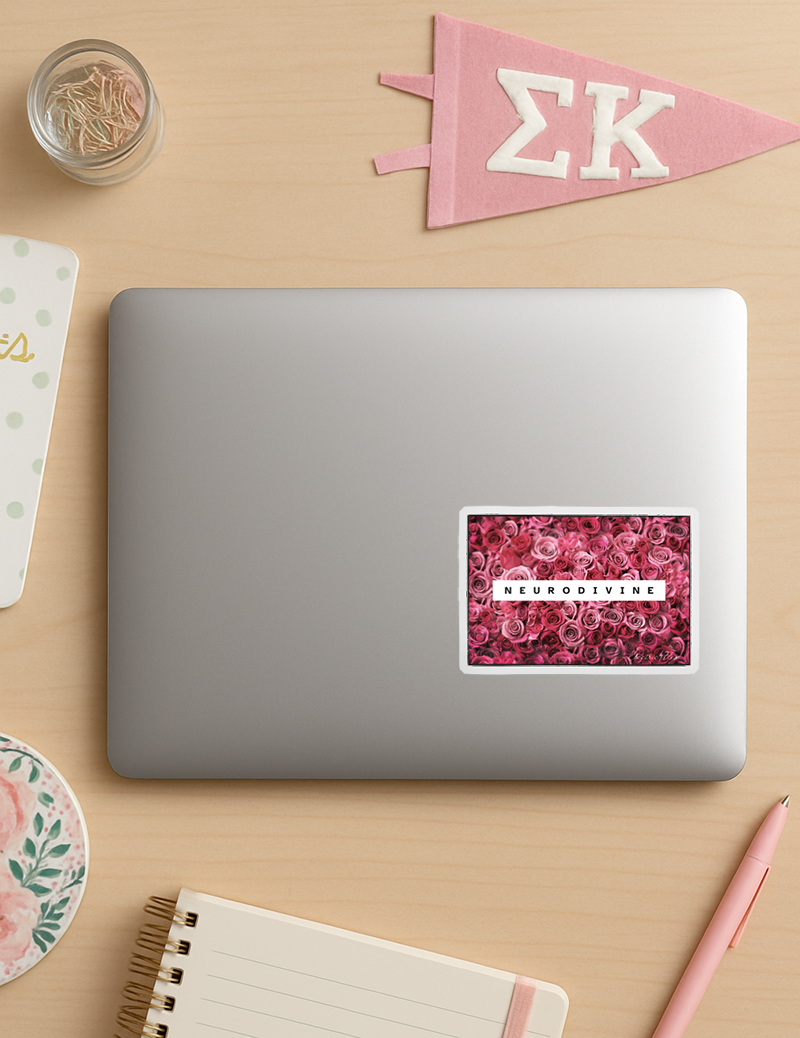 Neurodivine Roses Vinyl Sticker