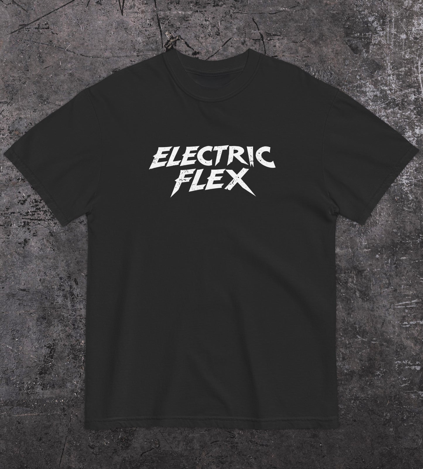 Electric Flex White Logo Men's Premium Tee