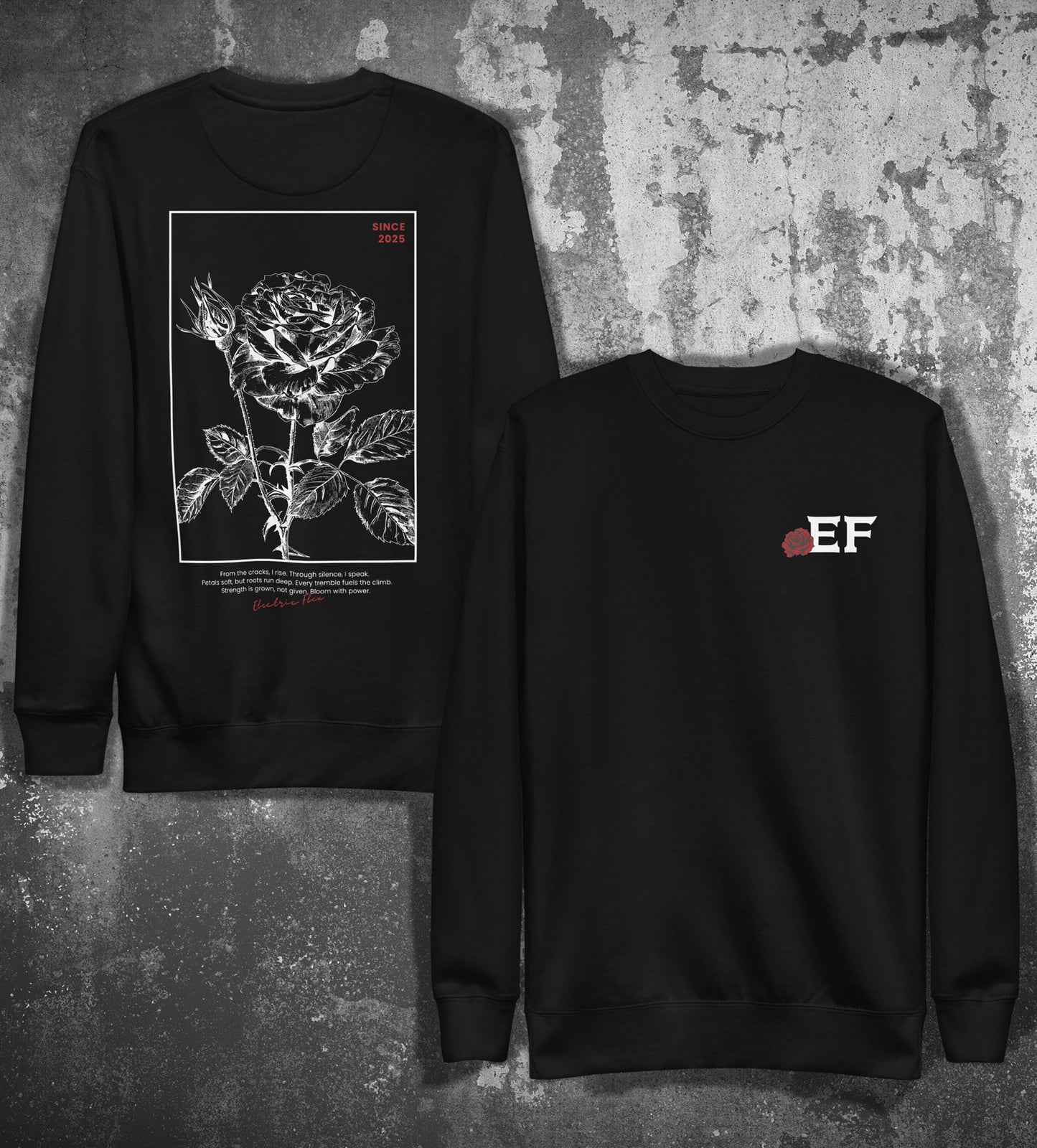"Bloom With Power" Men's Premium Sweatshirt
