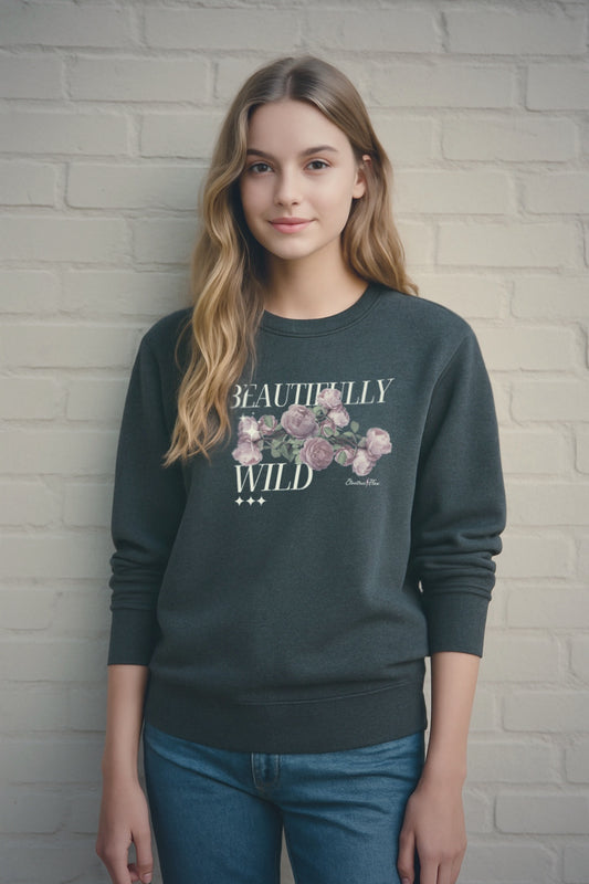 "Beautifully Wild" Women's Premium Sweatshirt