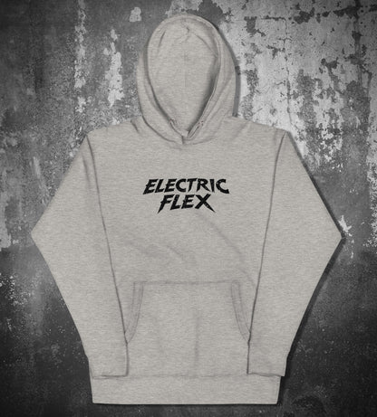 Black Grunge Logo Men's Heavyweight Hoodie