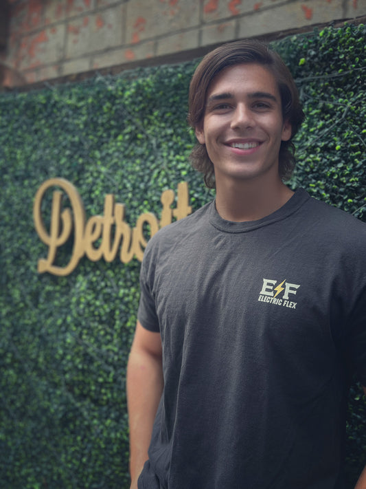 E/F Small Front Logo Men's Premium Tee