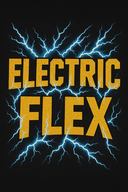 Electric Flex Blue Lightning 100% Cotton Kids' Tee