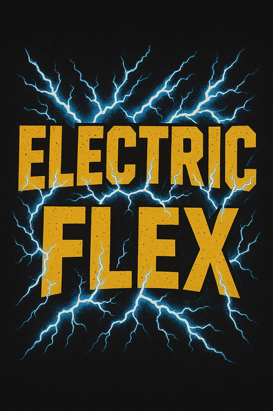 Electric Flex Blue Lightning 100% Cotton Kids' Tee