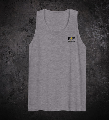 E/F Front Logo Men’s Premium Tank