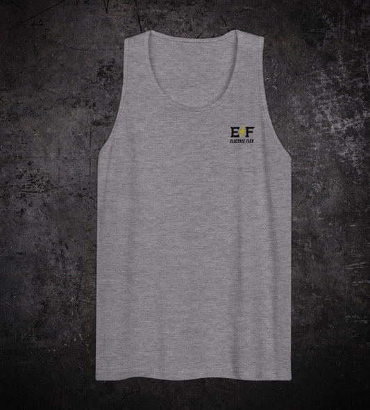 E/F Front Logo Men’s Premium Tank