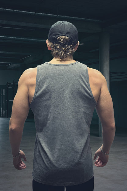 E/F Front Logo Men’s Premium Tank