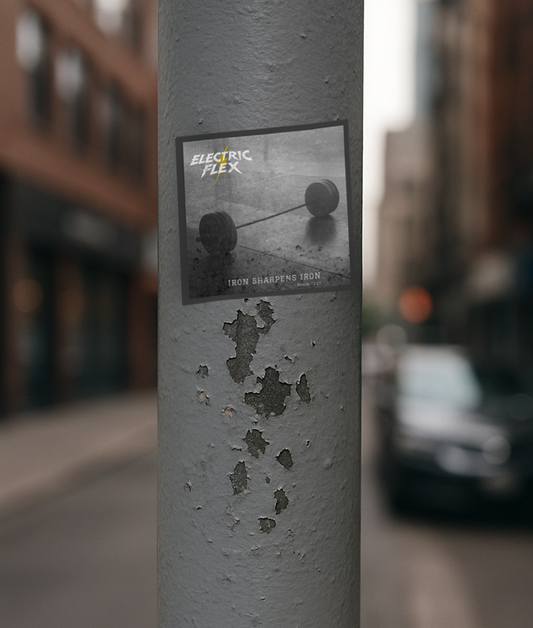 Iron Sharpens Iron Vinyl Sticker
