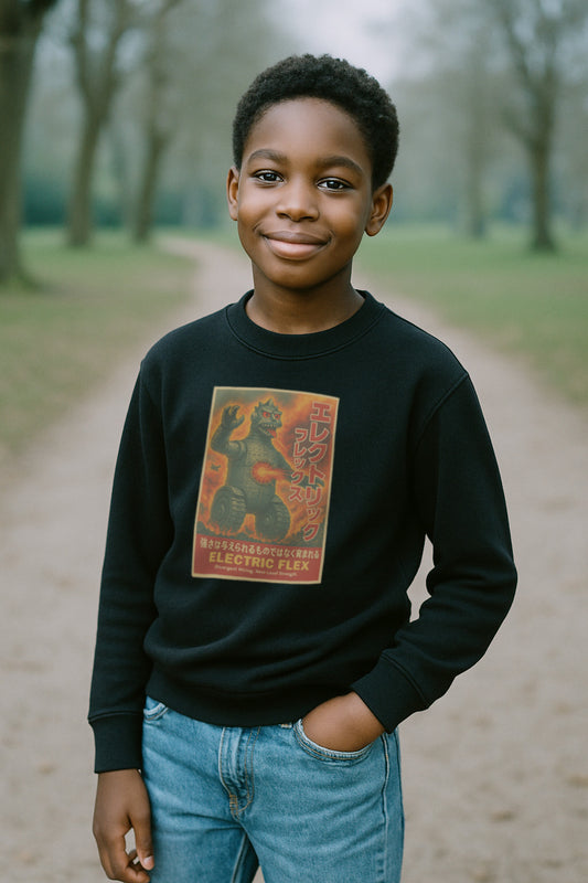 Robô Kaiju Boys' Cozy Sweatshirt