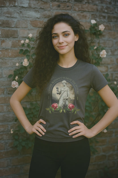 "She Laughs" Women's High-Waisted Tee