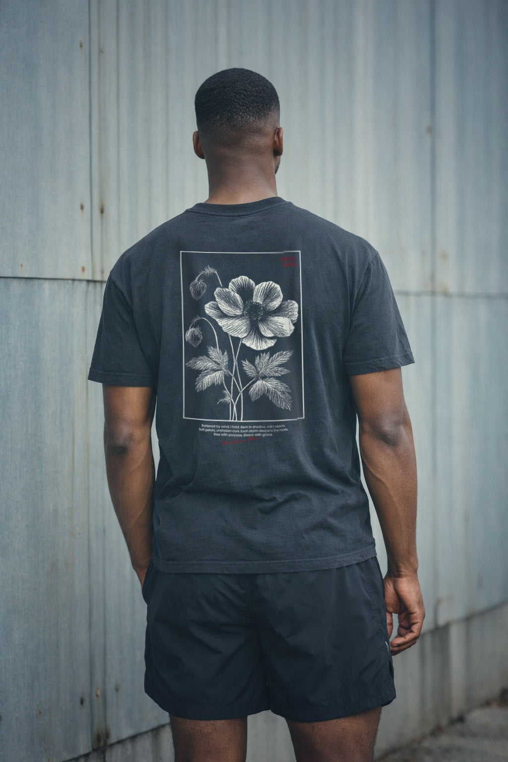 "Bloom With Grace" Men's Premium Tee
