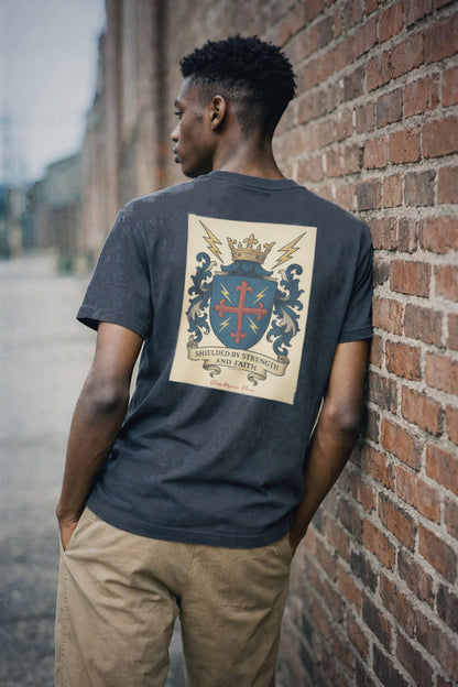 Faith Shield Men's Premium Tee