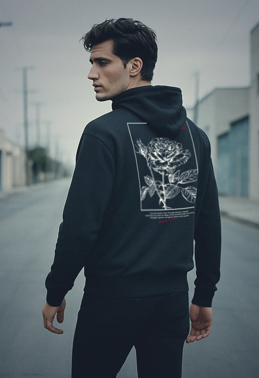 "Bloom With Power" Men's Heavyweight Hoodie