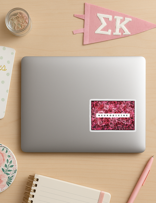 Neurodivine Roses Vinyl Sticker