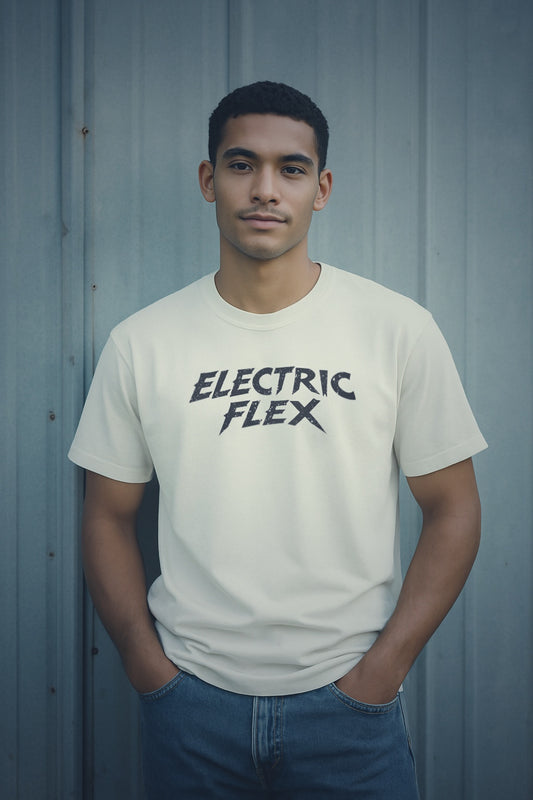 Electric Flex Black Logo Men's Premium Tee