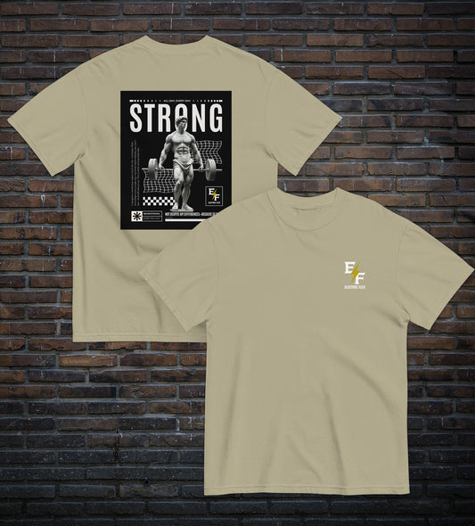 "Strong" Men's Premium Tee - Greek Gains Edition