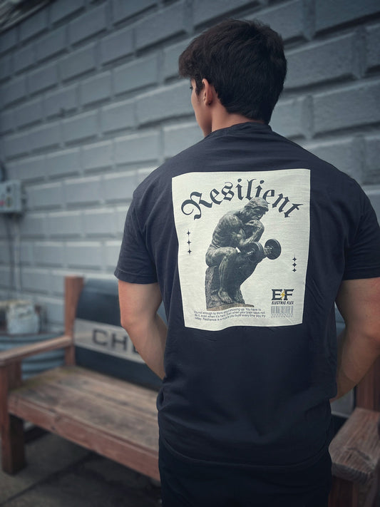 "Resilient" Men's Premium Tee - Greek Gains Edition