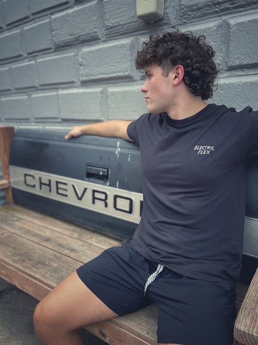 Electric Flex Small Front Logo Men's Premium Tee