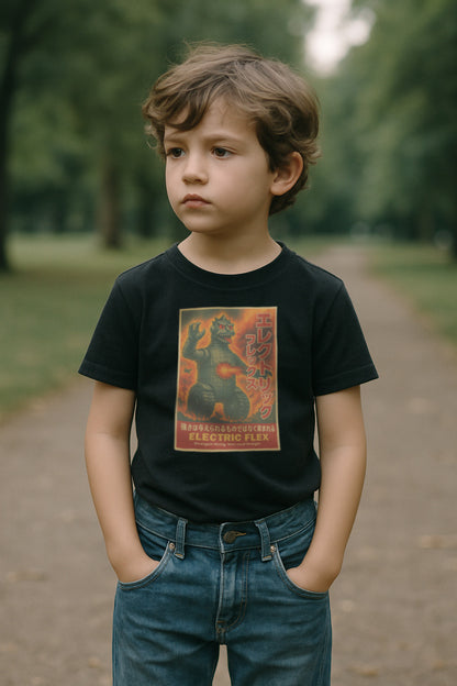 Robô Kaiju Boys' 100% Cotton Tee