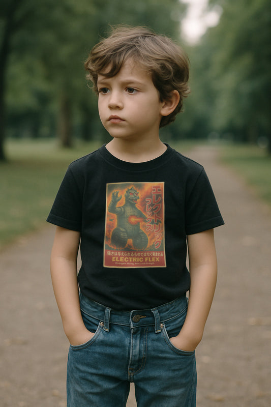 Robô Kaiju Boys' 100% Cotton Tee