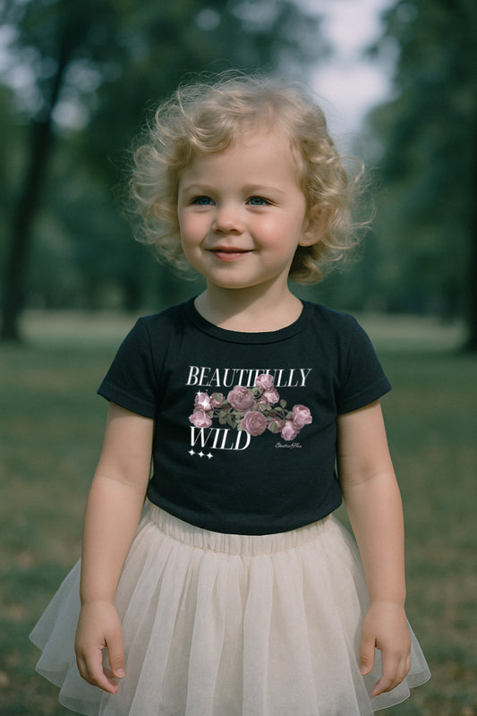"Beautifully Wild" 100% Cotton Toddler Tee