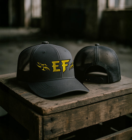EF Lightning Embroidered Retro Trucker Hat