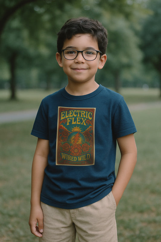"Wired Wild" Boys' 100% Cotton Tee