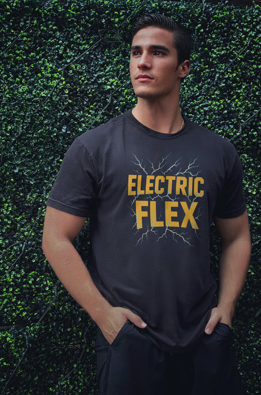 Electric Flex Blue Lightning Men's Premium Tee