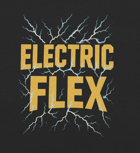 Electric Flex Blue Lightning 100% Cotton Boys' Tee